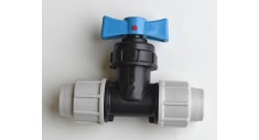 MDPE Plasson inline stop valve 